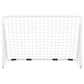 Voetbaldoel Met Net 180X90X120 Cm Staal Wit