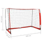 Voetbaldoel 184X91X124,5 Cm Staal