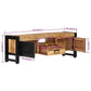 Tv-Meubel 120X30X40 Cm Massief Mangohout