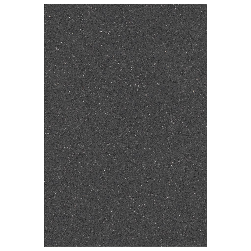 Aanrechtblad 40X60X2,8 Cm Spaanplaat Zwart Met Graniettextuur