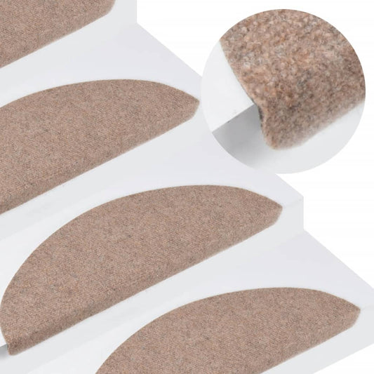 Trapmatten Zelfklevend 15 St 65X25 Cm Beige