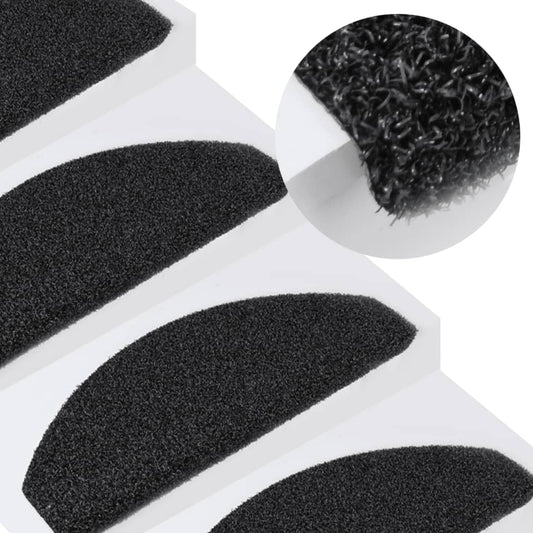 Trapmatten Voor Buiten 5 St Anti-Slip 65X28 Cm Antracietkleurig