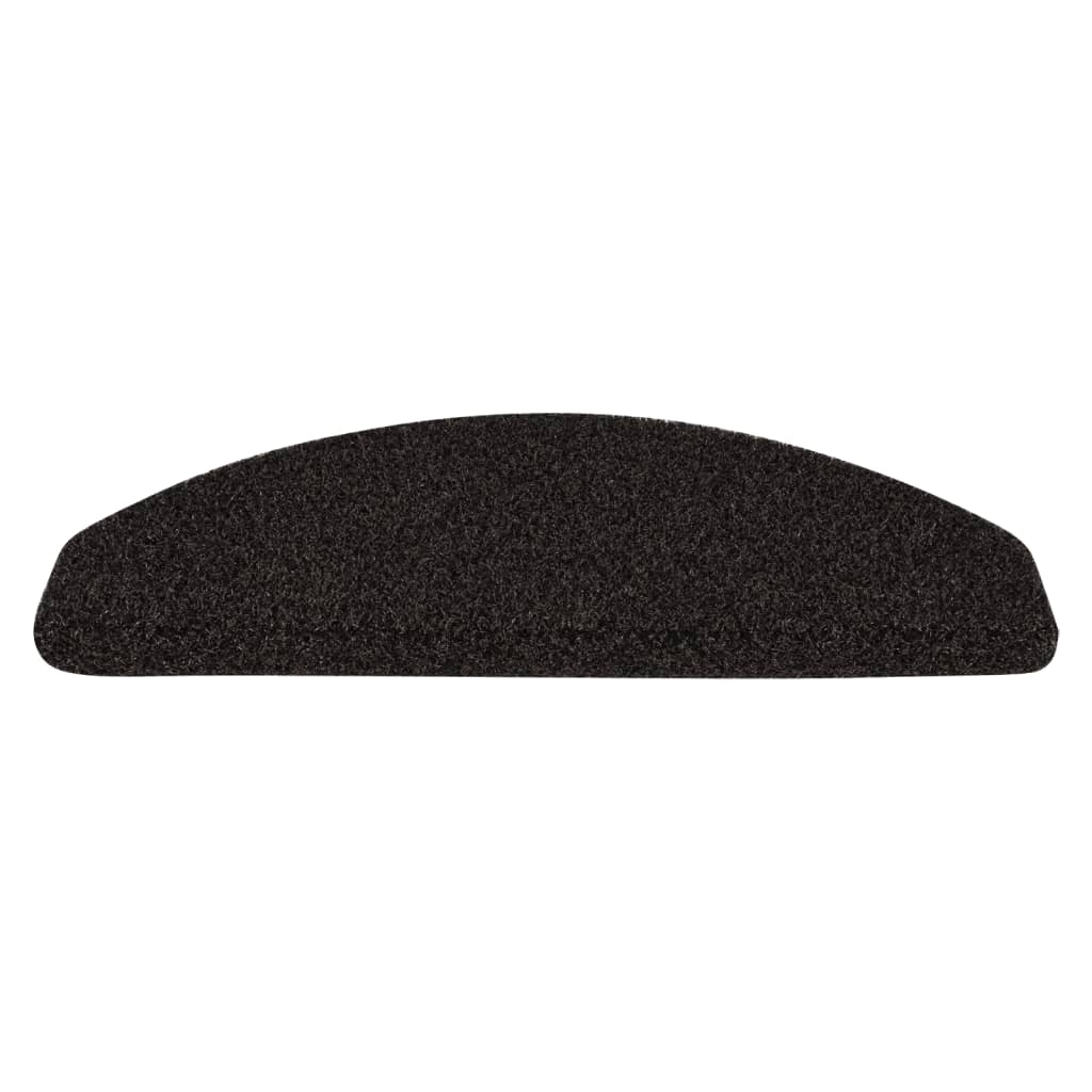 Trapmatten Voor Buiten 5 St Anti-Slip 65X28 Cm Donkerbruin
