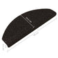 Trapmatten Voor Buiten 5 St Anti-Slip 65X28 Cm Donkerbruin