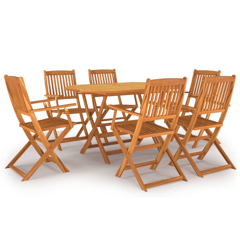 7-Delige Tuinset Massief Acaciahout