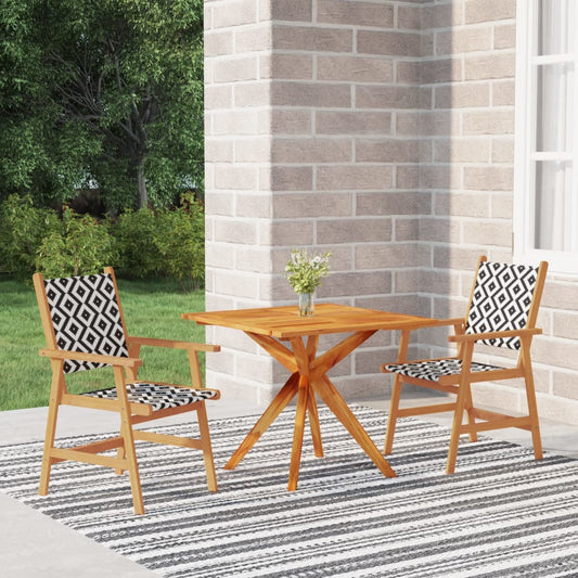 3-Delige Tuinset Massief Acaciahout