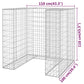 Schanskorfmuur Container 110X100X110 Cm Gegalvaniseerd Staal