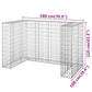 Schanskorfmuur Containers 180X100X110 Cm Gegalvaniseerd Staal
