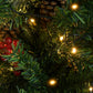 Kerstboom Met Led's En Dennenappels 150 Cm Pvc En Pe Groen