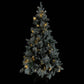Kerstboom Met Led's, Dennenappels En Sneeuw 225 Cm Pvc En Pe