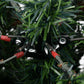Kerstboom Met Led's En Dennenappels 150 Cm Pvc En Pe Groen Wit