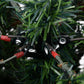 Kerstboom Met Led's En Dennenappels 225 Cm Pvc En Pe Groen Wit