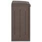 Vuilnisbak Met 2 Deuren 65X45X88 Cm Polypropeen Bruin