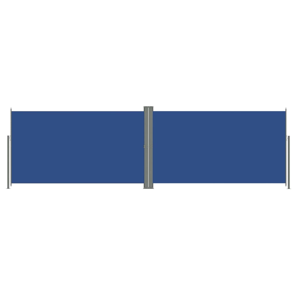 Windscherm Uittrekbaar 160X600 Cm Blauw