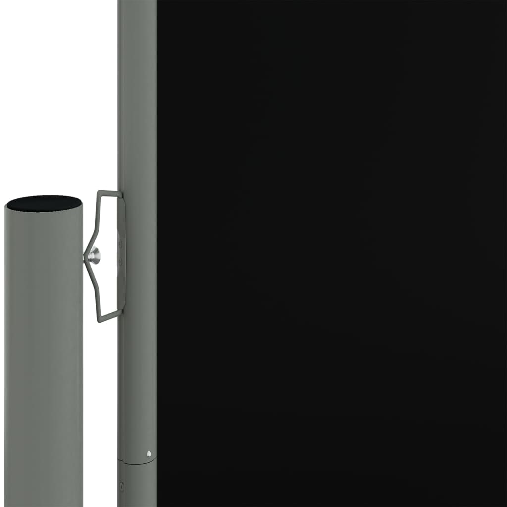 Windscherm Uittrekbaar 117X1000 Cm Zwart