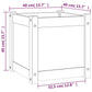 Plantenbak 40X40X40 Cm Massief Grenenhout