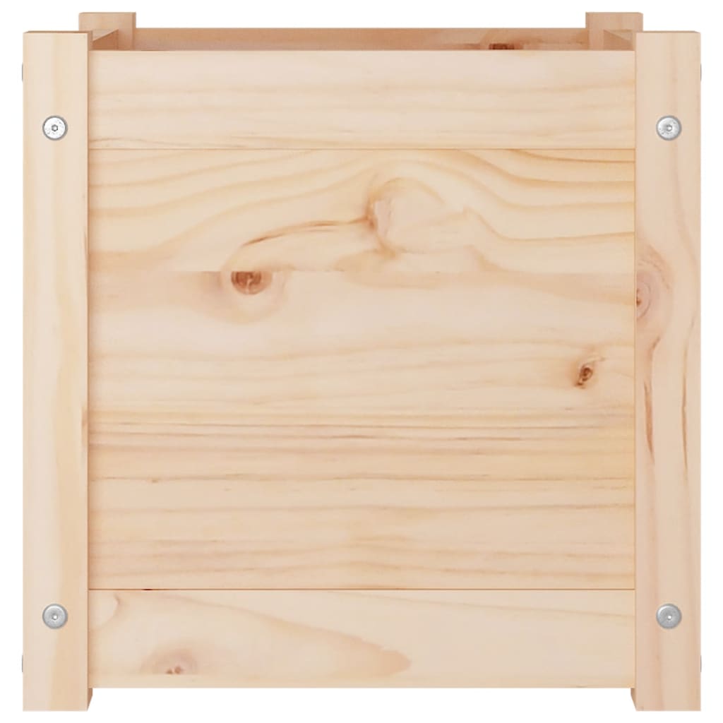 Plantenbakken 2 St 40X40X40 Cm Massief Grenenhout