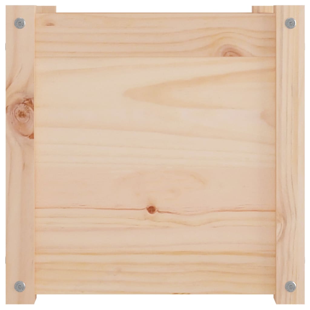 Plantenbakken 2 St 40X40X40 Cm Massief Grenenhout