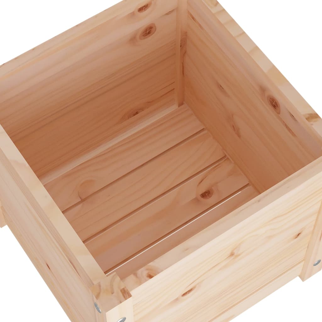Plantenbakken 2 St 40X40X40 Cm Massief Grenenhout