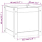 Plantenbakken 2 St 40X40X40 Cm Massief Grenenhout
