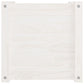 Plantenbakken 2 St 40X40X40 Cm Massief Grenenhout Wit