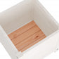 Plantenbakken 2 St 40X40X40 Cm Massief Grenenhout Wit