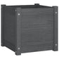 Plantenbak 40X40X40 Cm Massief Grenenhout Grijs