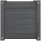 Plantenbak 40X40X40 Cm Massief Grenenhout Grijs