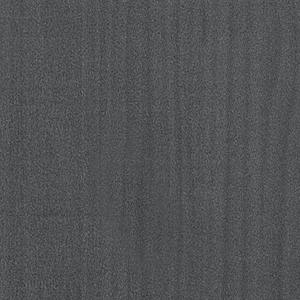 Plantenbak 40X40X40 Cm Massief Grenenhout Grijs