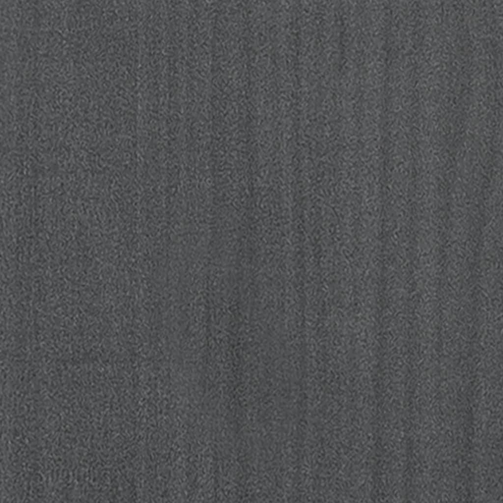 Plantenbakken 2 St 40X40X40 Cm Massief Grenenhout Grijs