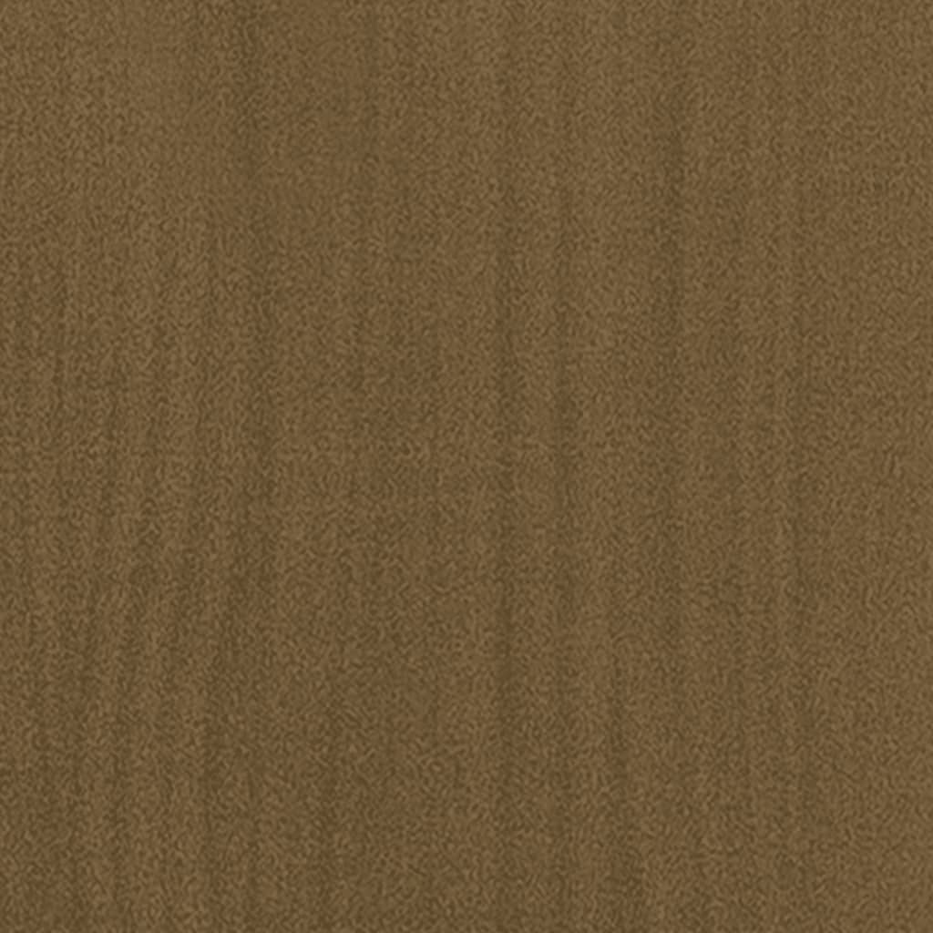 Plantenbak 40X40X40 Cm Massief Grenenhout Honingbruin