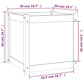 Plantenbak 50X50X50 Cm Massief Grenenhout