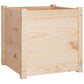 Plantenbakken 2 St 50X50X50 Cm Massief Grenenhout