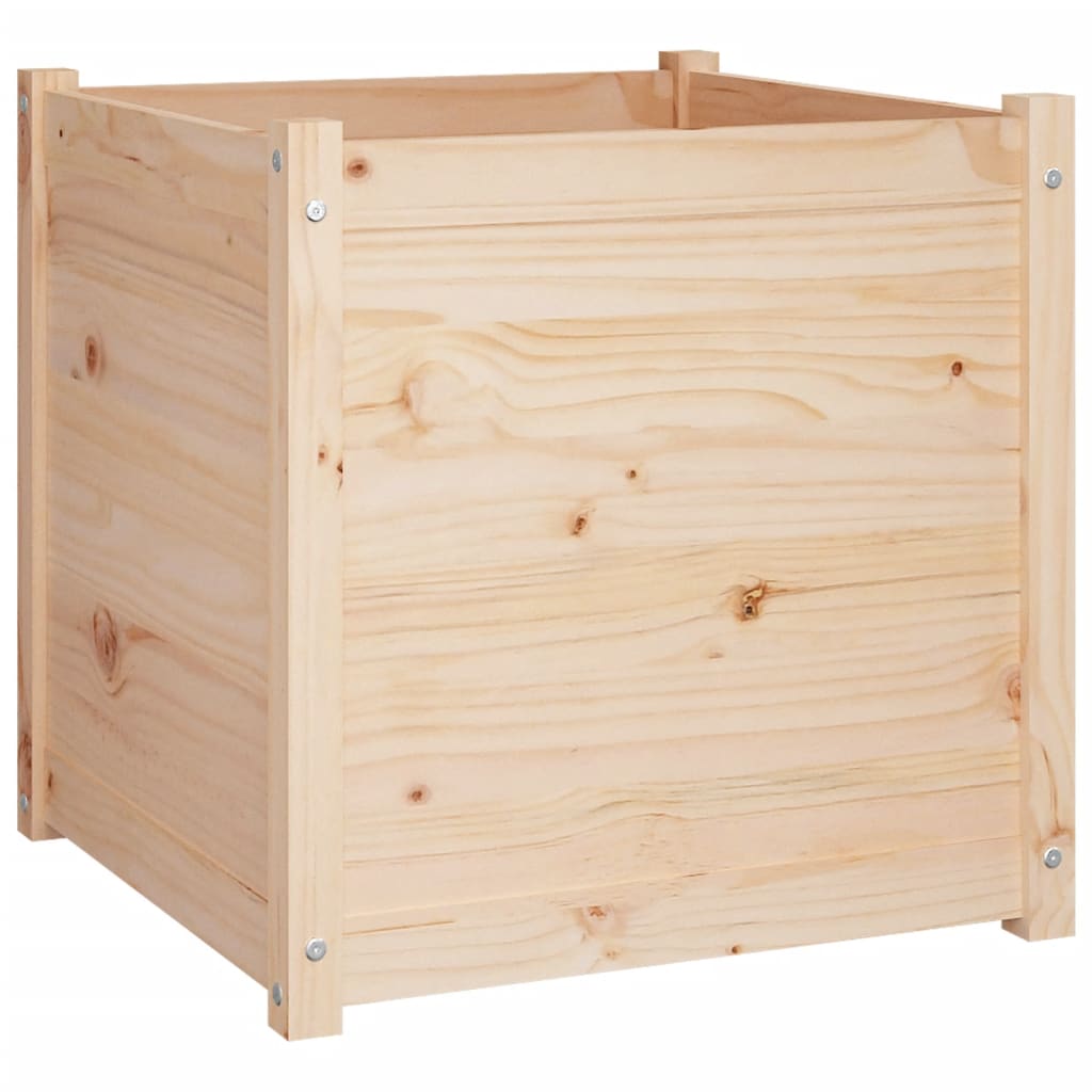 Plantenbak 60X60X60 Cm Massief Grenenhout