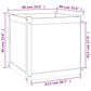 Plantenbak 60X60X60 Cm Massief Grenenhout