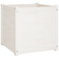 Plantenbak 60X60X60 Cm Massief Grenenhout Wit