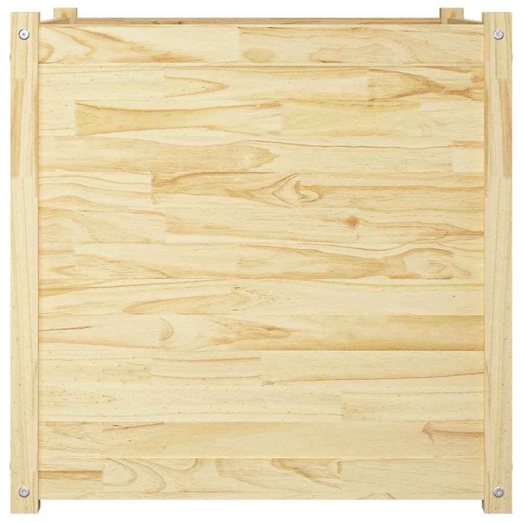 Plantenbak 70X70X70 Cm Massief Grenenhout