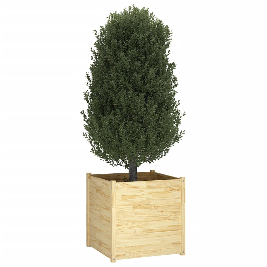 Plantenbak 70X70X70 Cm Massief Grenenhout