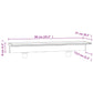 Watervaloverlaat Met Rgb Led's 90 Cm Acryl