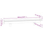 Watervaloverlaat Met Rgb Led's 108 Cm Acryl