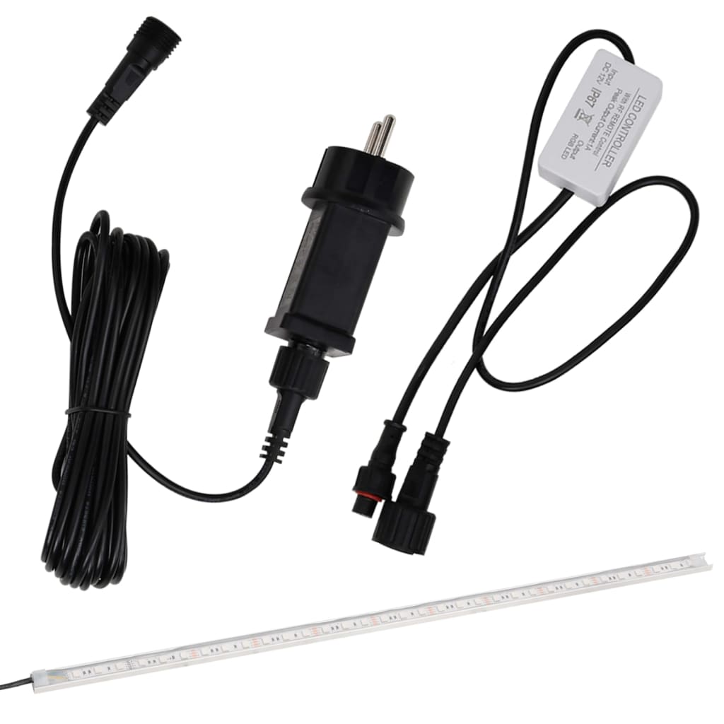 Watervaloverlaat Met Rgb Led's 45 Cm Roestvrij Staal