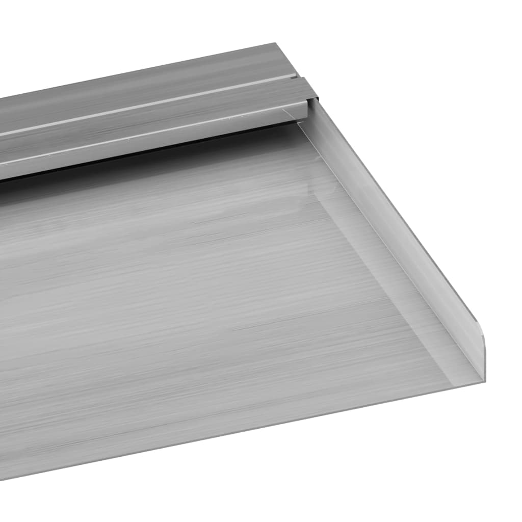 Watervaloverlaat Met Rgb Led's 60 Cm Roestvrij Staal