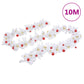 Kerstslinger Versierd Met Kerstballen 10 M Wit