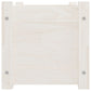 Plantenbak 60X31X31 Cm Massief Grenenhout Wit