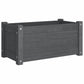 Plantenbak 60X31X31 Cm Massief Grenenhout Grijs