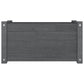 Plantenbak 60X31X31 Cm Massief Grenenhout Grijs