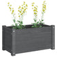 Plantenbak 60X31X31 Cm Massief Grenenhout Grijs
