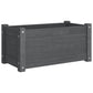 Plantenbakken 2 St 60X31X31 Cm Massief Grenenhout Grijs