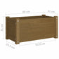 Plantenbak 60X31X31 Cm Massief Grenenhout Honingbruin