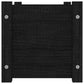 Plantenbak 60X31X31 Cm Massief Grenenhout Zwart
